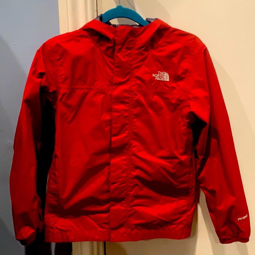 RED North Face Windbreaker
